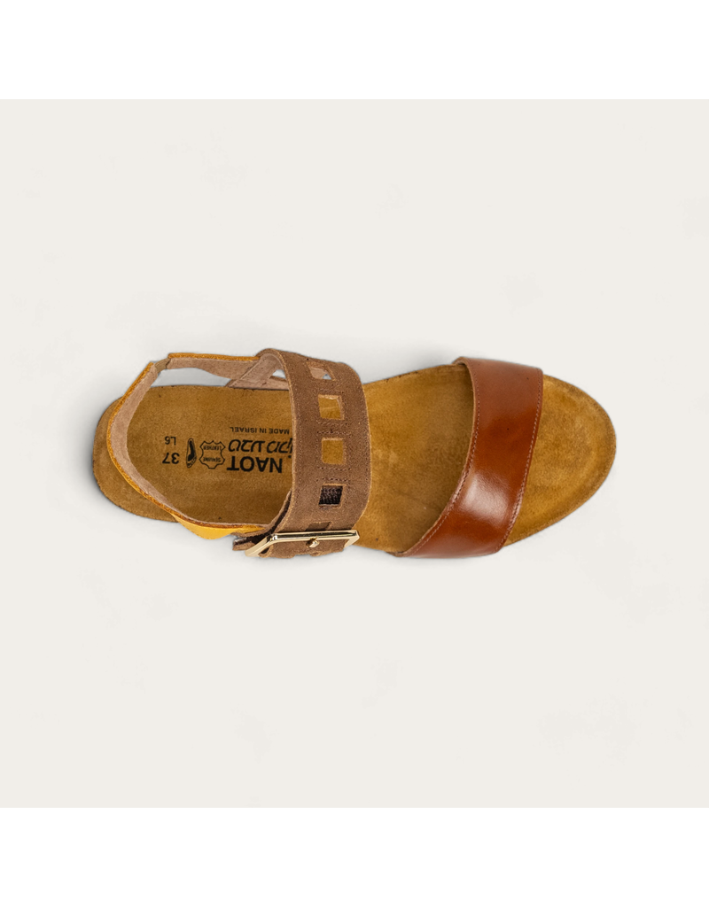 NAOT WOMEN'S DYNASTY-MAPLE BROWN/RADIANT GOLD