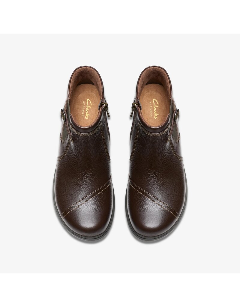 CLARKS WOMEN'S CERTINA JOY-DARK BROWN