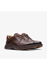 CLARKS MEN'S UN BRILEY LACE-MAHOGANY
