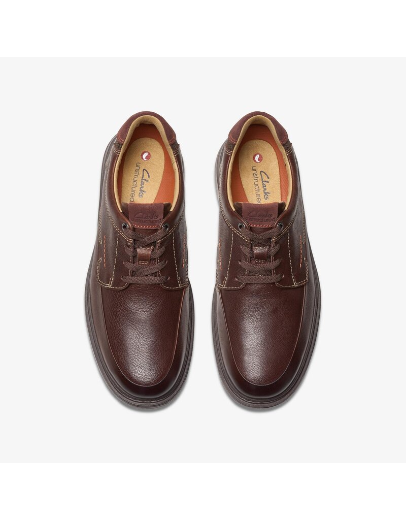 CLARKS MEN'S UN BRILEY LACE-MAHOGANY