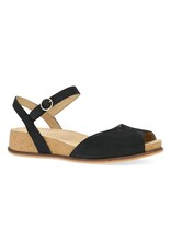 DANSKO WOMEN'S CASS BLACK MILLED NUBUCK