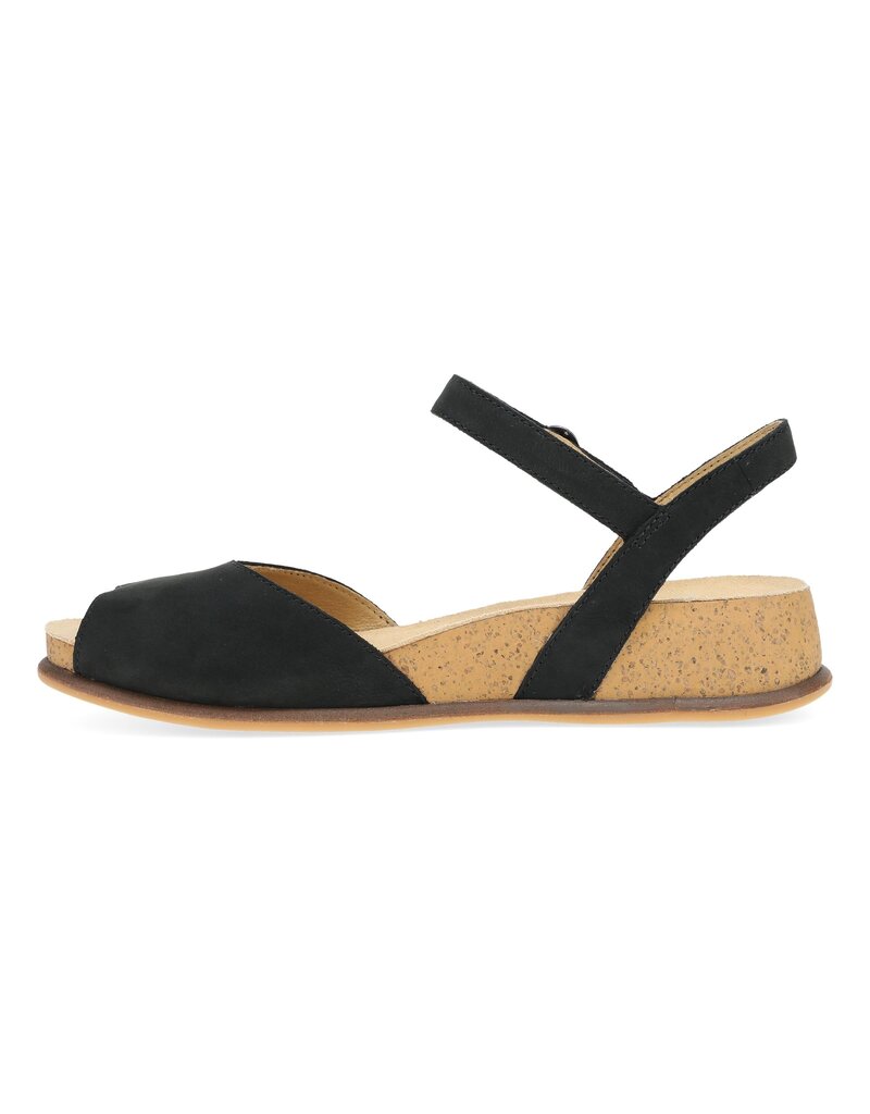 DANSKO WOMEN'S CASS BLACK MILLED NUBUCK