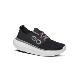OOFOS WOMEN'S OOMY STRIDE-WHITE/BLACK