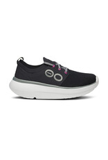 OOFOS WOMEN'S OOMY STRIDE-WHITE/BLACK