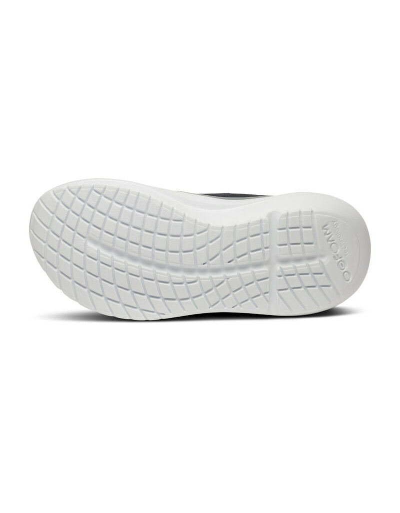 OOFOS WOMEN'S OOMY STRIDE-WHITE/BLACK