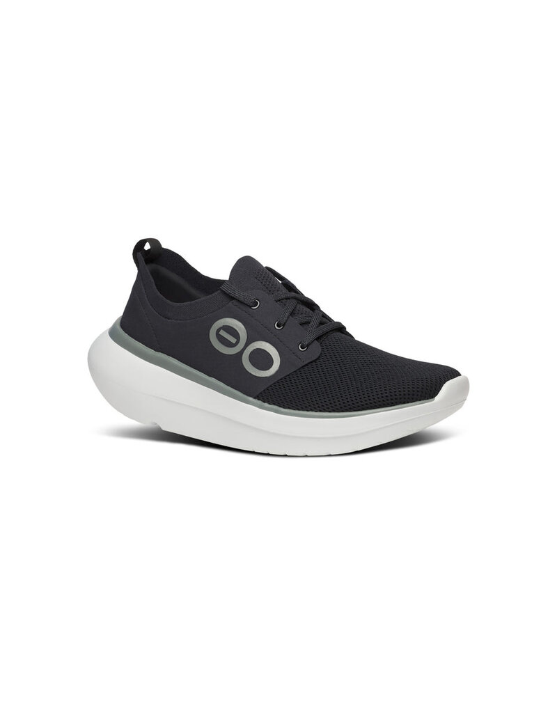 OOFOS MEN'S OOMY STRIDE-WHITE/BLACK