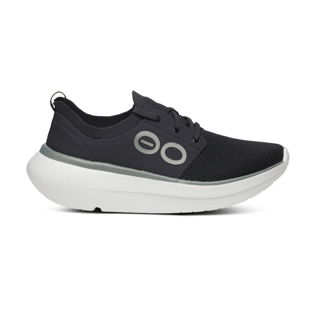 OOFOS MEN'S OOMY STRIDE-WHITE/BLACK