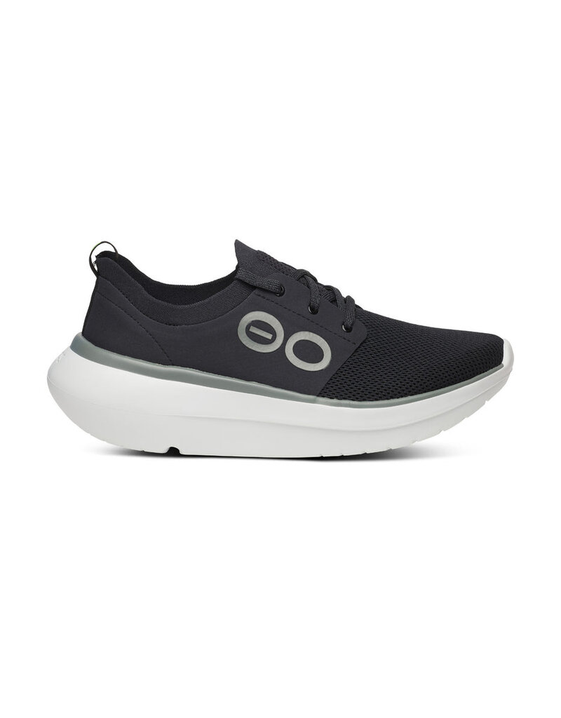 OOFOS MEN'S OOMY STRIDE-WHITE/BLACK