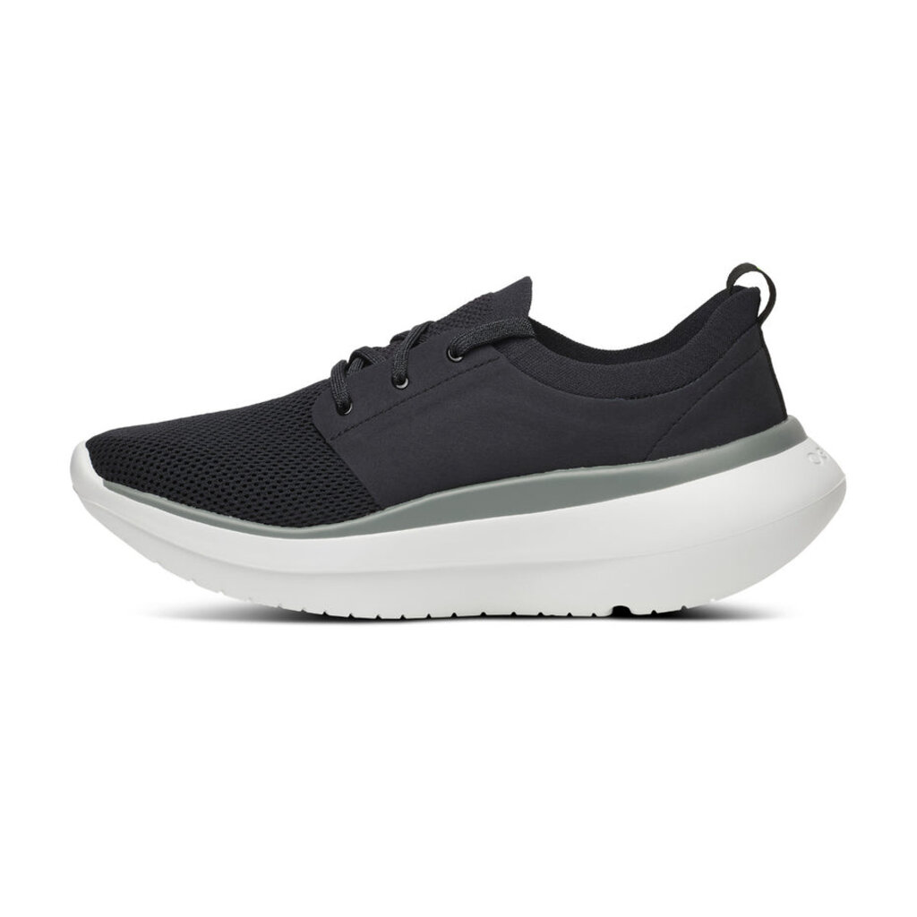 OOFOS MEN'S OOMY STRIDE-WHITE/BLACK