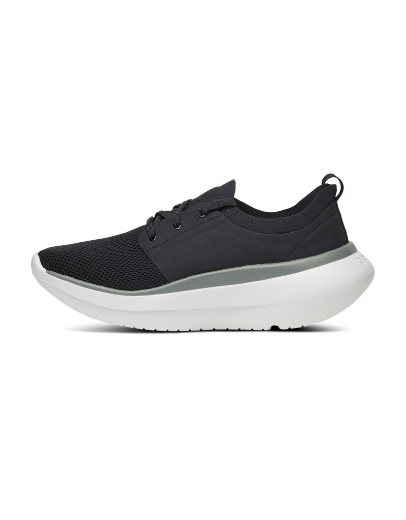 OOFOS MEN'S OOMY STRIDE-WHITE/BLACK
