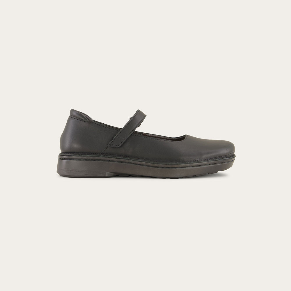 NAOT WOMEN'S MARTINOS LEATHER-JET BLACK