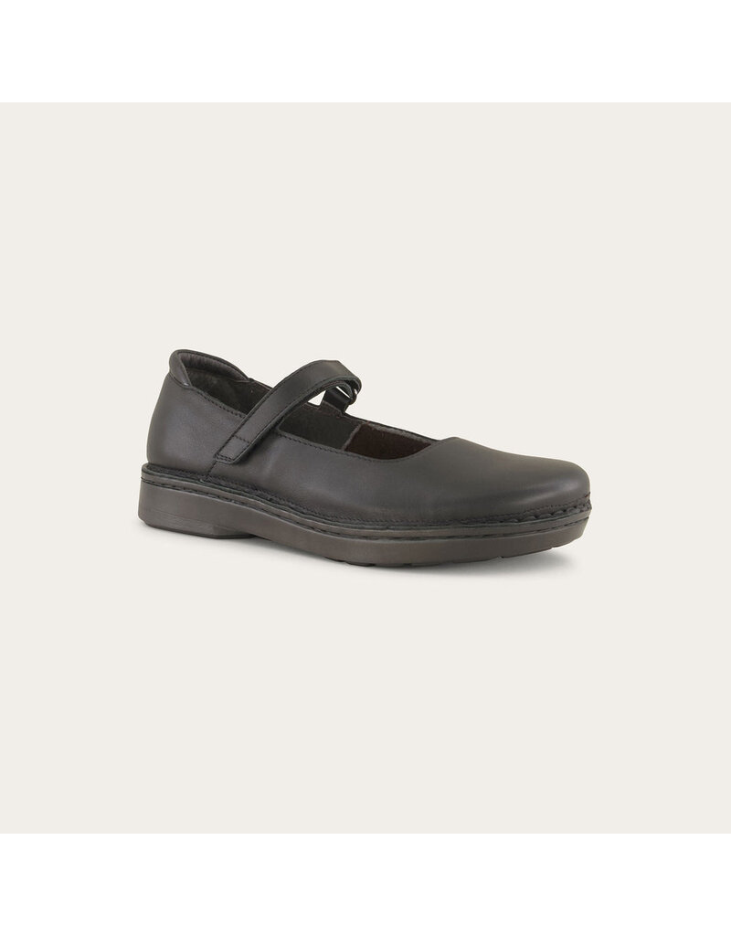 NAOT WOMEN'S MARTINOS LEATHER-JET BLACK