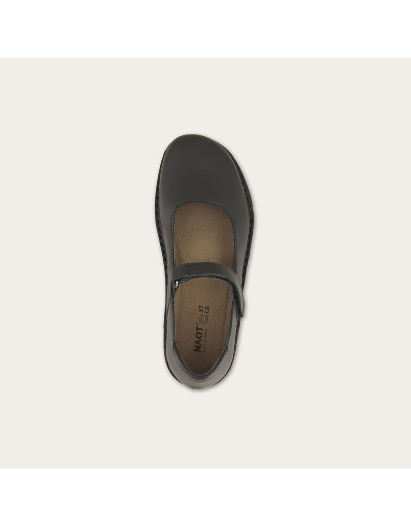 NAOT WOMEN'S MARTINOS LEATHER-JET BLACK