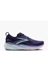 BROOKS WOMEN'S GLYCERIN GTS 22-BLUE RIBBON/PEACOAT/DIANTHUS