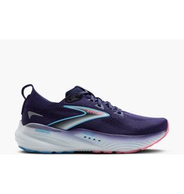 BROOKS WOMEN'S GLYCERIN GTS 22-BLUE RIBBON/PEACOAT/DIANTHUS