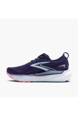 BROOKS WOMEN'S GLYCERIN GTS 22-BLUE RIBBON/PEACOAT/DIANTHUS