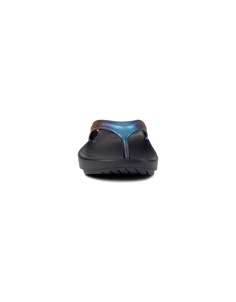 OOFOS OOLALA LUXE SANDAL-MIDNIGHT SPECTRE
