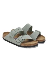 BIRKENSTOCK ARIZONA SOFT FOOTBED SUEDE-PURE SAGE