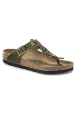 BIRKENSTOCK GIZEH BRAID GREEN OLIVE OILED