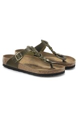 BIRKENSTOCK GIZEH BRAID GREEN OLIVE OILED