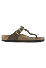 BIRKENSTOCK GIZEH BRAID GREEN OLIVE OILED