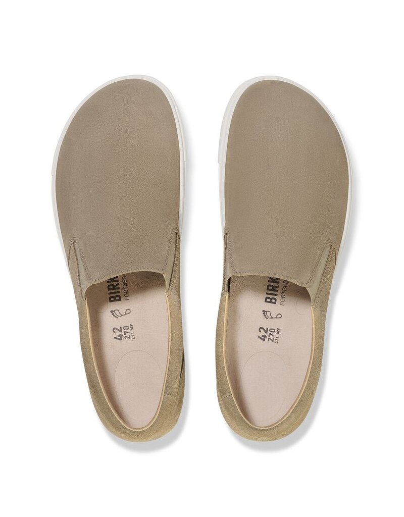 BIRKENSTOCK OSWEGO SUEDE-TAUPE