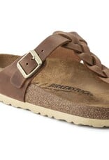BIRKENSTOCK GIZEH BRAID OILED LEATHER-COGNAC
