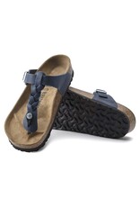 BIRKENSTOCK GIZEH BRAID OILED LEATHER-NAVY