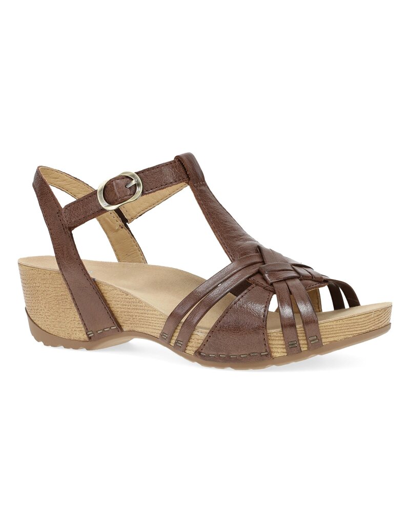 DANSKO WOMEN'S TIA MILLED BURNISHED-BROWN