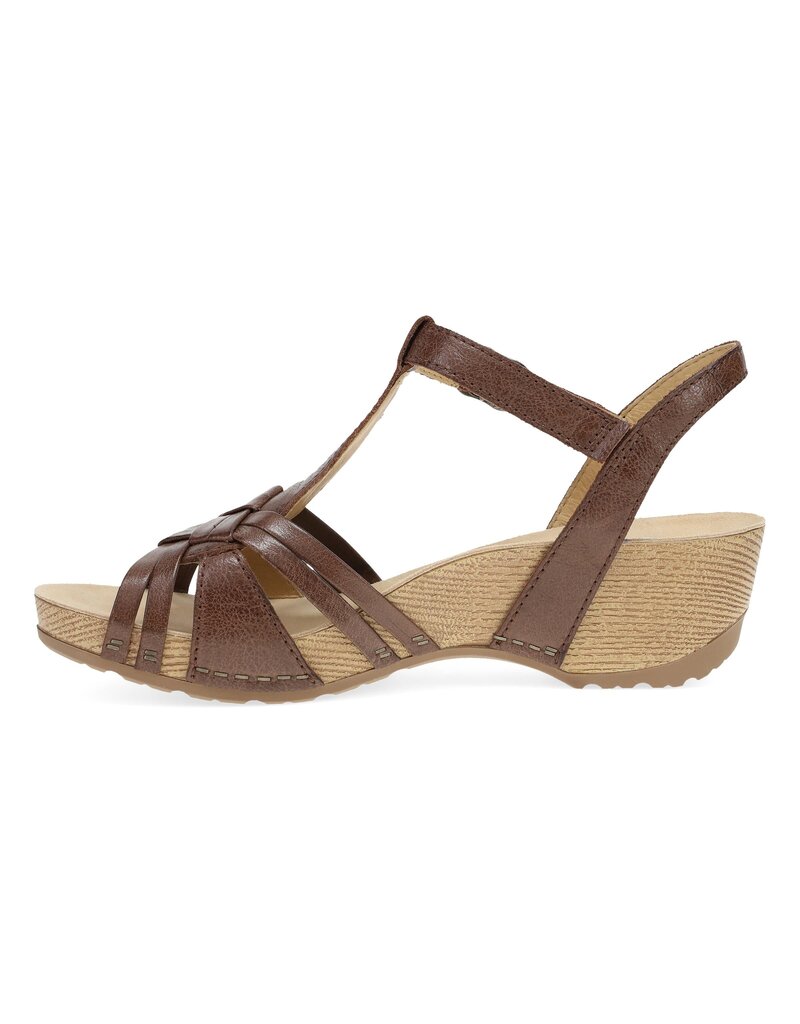 DANSKO WOMEN'S TIA MILLED BURNISHED-BROWN