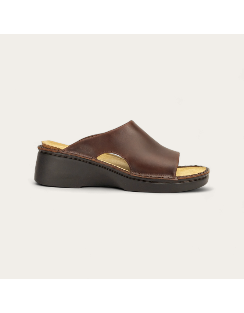 NAOT WOMEN'S ROME LEATHER-BROWN MATTE