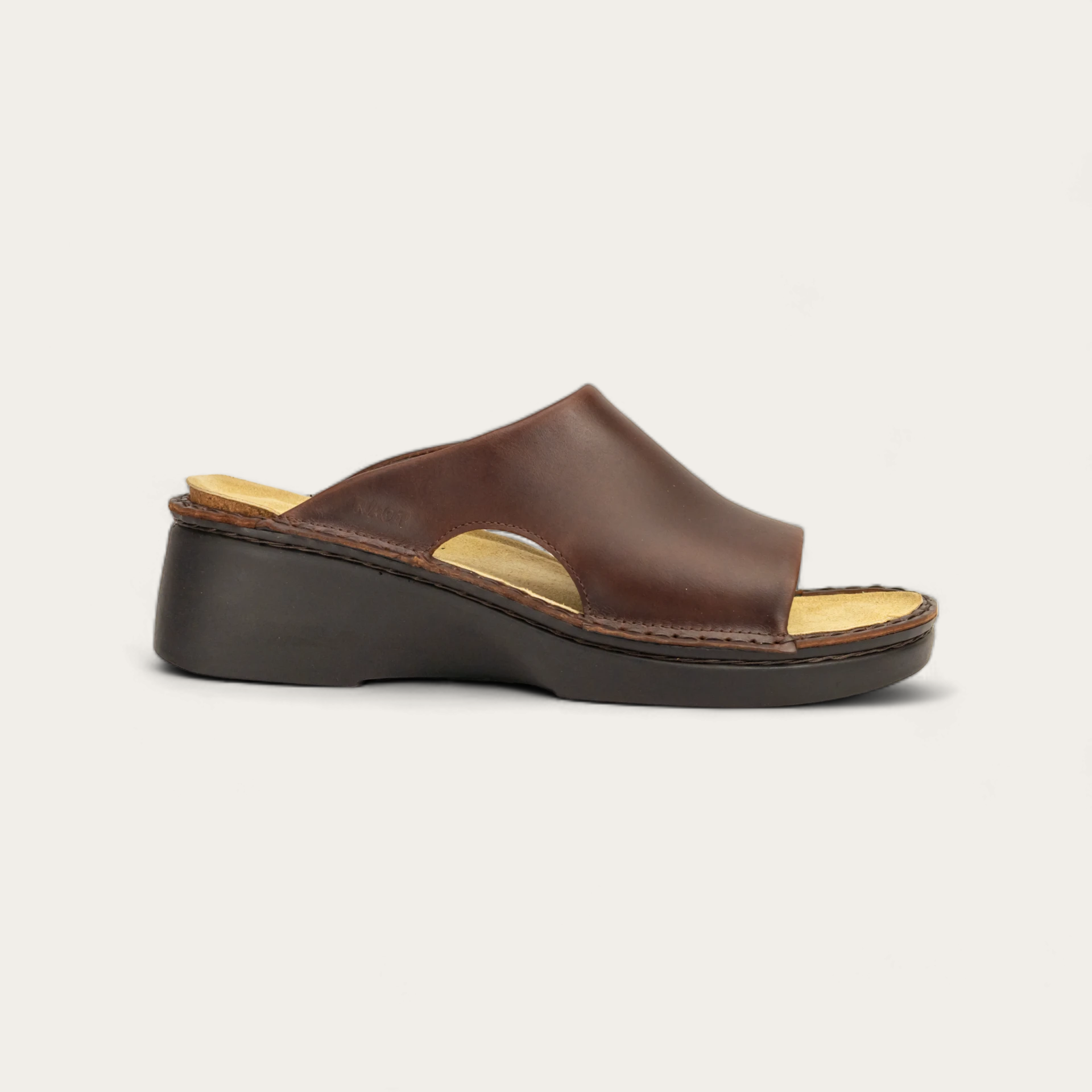 NAOT WOMEN'S ROME LEATHER-BROWN MATTE
