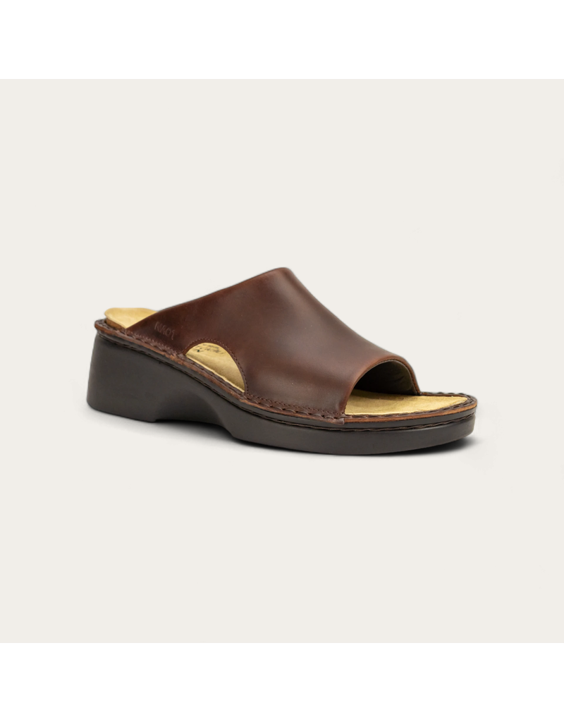 NAOT WOMEN'S ROME LEATHER-BROWN MATTE