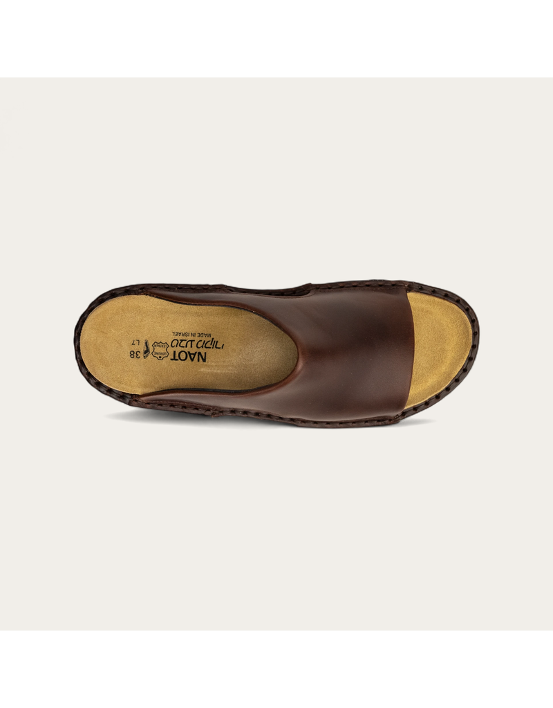 NAOT WOMEN'S ROME LEATHER-BROWN MATTE