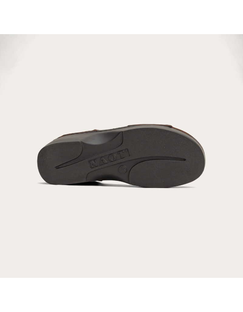NAOT WOMEN'S ROME LEATHER-BROWN MATTE