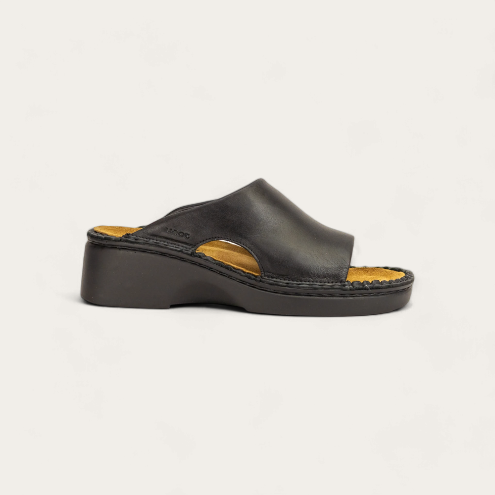 NAOT WOMEN'S ROME LEATHER-BLACK MATTE