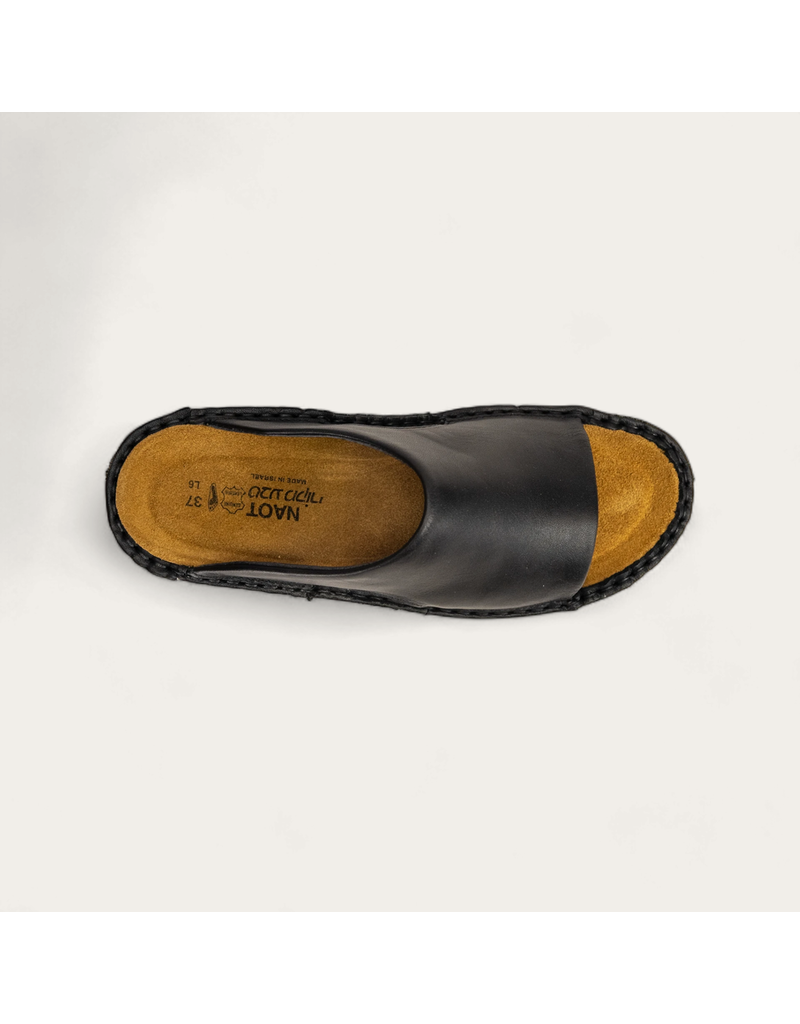NAOT WOMEN'S ROME LEATHER-BLACK MATTE