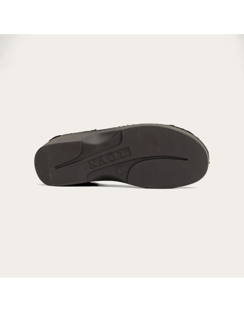 NAOT WOMEN'S ROME LEATHER-BLACK MATTE