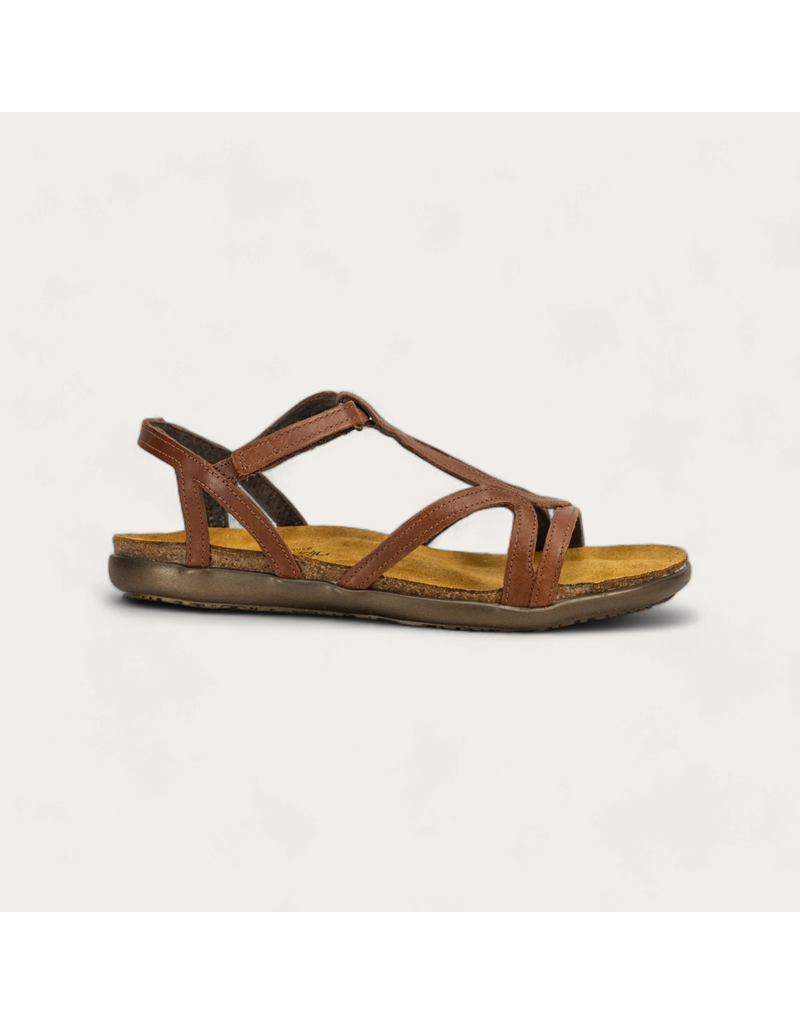 NAOT WOMEN'S DORITH SOFT LEATHER-CHESTNUT