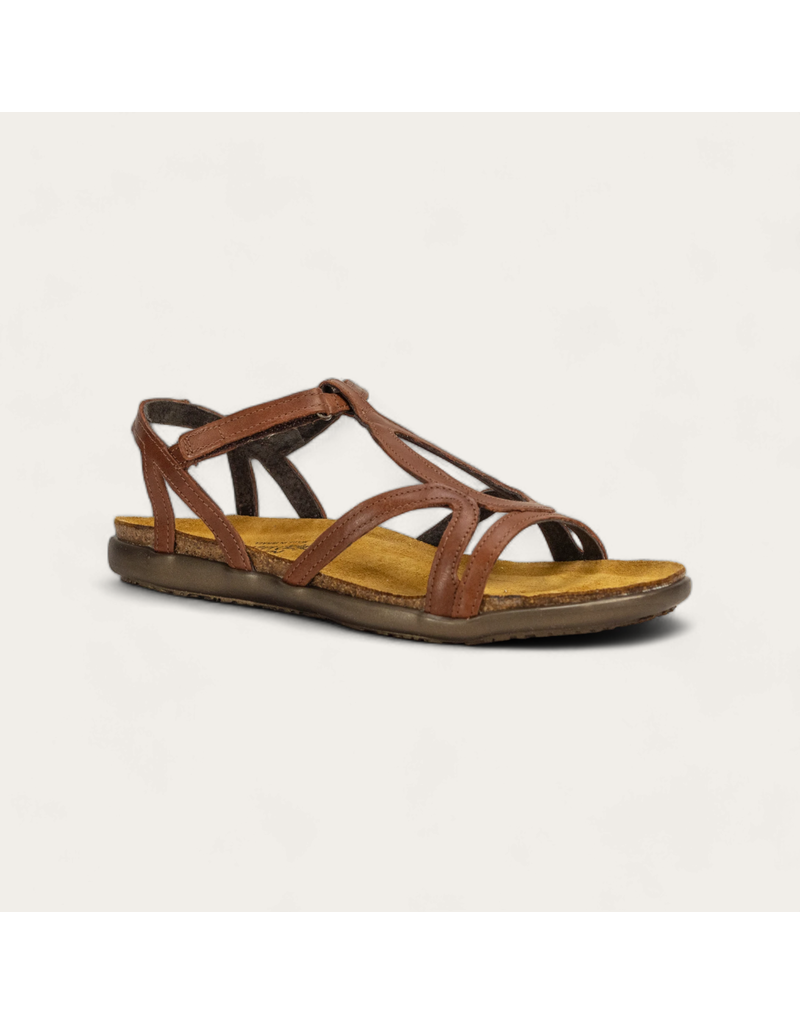 NAOT WOMEN'S DORITH SOFT LEATHER-CHESTNUT