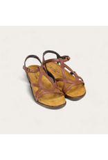 NAOT WOMEN'S DORITH SOFT LEATHER-CHESTNUT