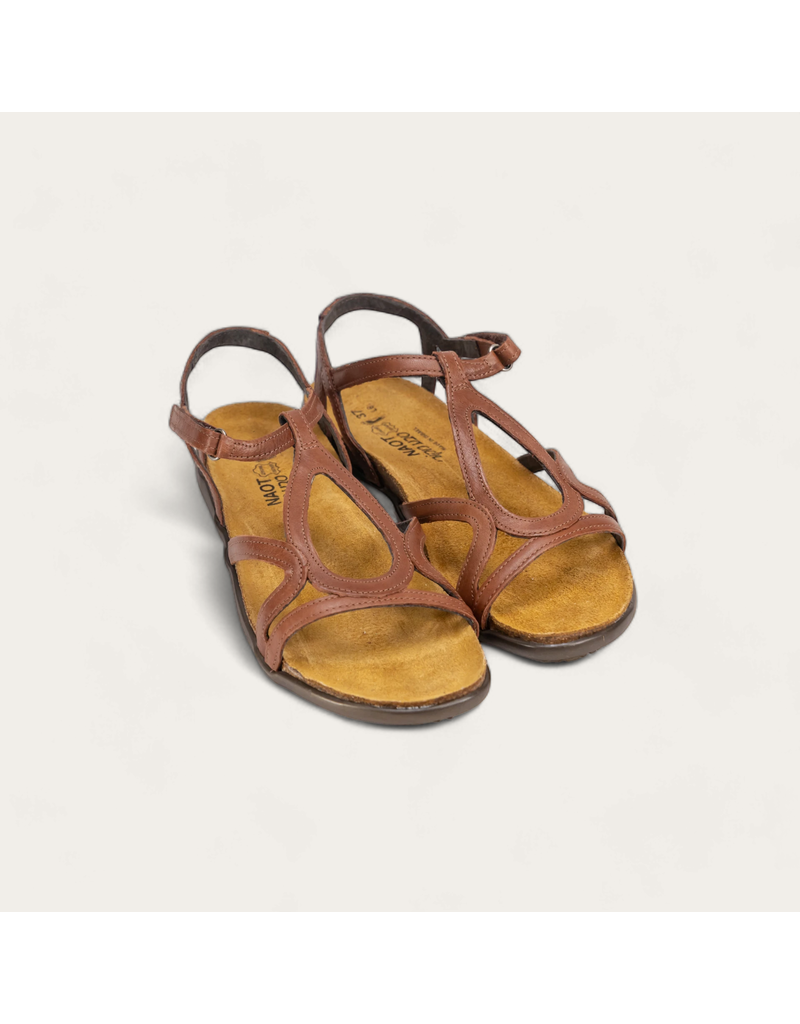 NAOT WOMEN'S DORITH SOFT LEATHER-CHESTNUT