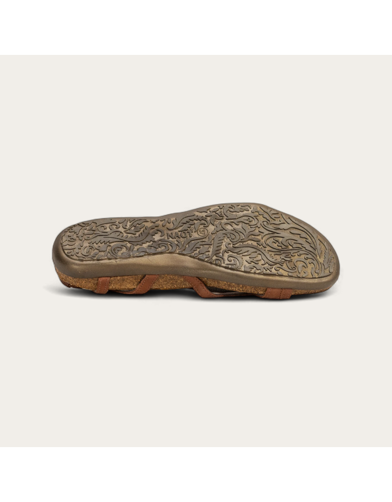 NAOT WOMEN'S DORITH SOFT LEATHER-CHESTNUT