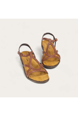 NAOT WOMEN'S DORITH SOFT LEATHER-CHESTNUT