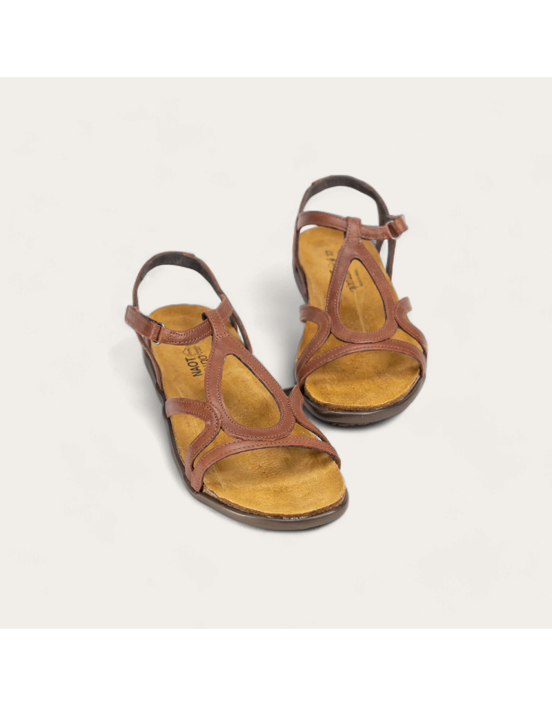 NAOT WOMEN'S DORITH SOFT LEATHER-CHESTNUT