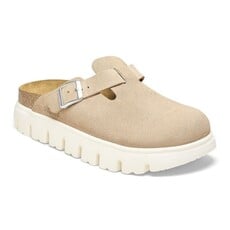BIRKENSTOCK BOSTON CHUNKY SUEDE-WARM SAND