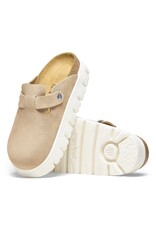 BIRKENSTOCK BOSTON CHUNKY SUEDE-WARM SAND