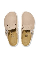 BIRKENSTOCK BOSTON CHUNKY SUEDE-WARM SAND