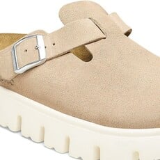 BIRKENSTOCK BOSTON CHUNKY SUEDE-WARM SAND