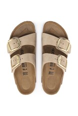 BIRKENSTOCK ARIZONA BIG BUCKLE NUBUCK LEATHER-SANDCASTLE